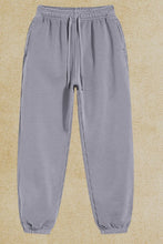 Men's Drawstring Joggers with Pockets Gray