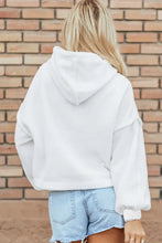 Exposed Seam Long Sleeve Hoodie Woman Sweatshirts