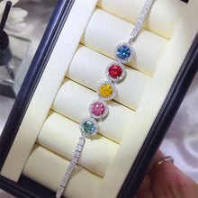 5 Carat 925 Sterling Silver Moissanite Bracelet Fine Jewelry