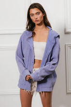 BiBi Washed Waffle Thermal Hooded Jacket Woman Outerwear