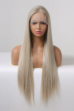 13*2" Lace Front Wigs Synthetic Long Straight 27" 150% Density Blonde Ash Brown Root One Size