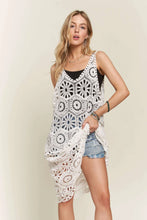 ADORA Crochet Cover-Up Tunic Top Woman Outerwear