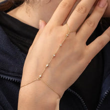 18K Gold-Plated Inlaid Rhinestone Bracelet