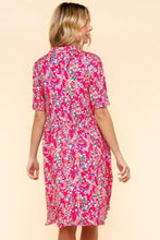 Haptics Johnny Collar Babydoll Dress with Side Pockets Casual Dresses