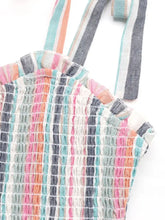 Contrast Striped Square Neck Cami Dress Casual Dresses