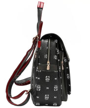 Nicole Lee USA Cat Eco-Leather Convertible Backpack Bag Backpacks