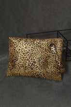 Leopard PU Leather Clutch Yellow Leopard One Size