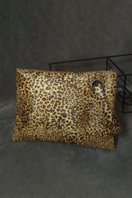 Leopard PU Leather Clutch Yellow Leopard One Size Handbags