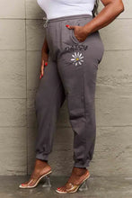 Simply Love Simply Love Full Size Drawstring DAISY Graphic Long Sweatpants Woman Sweatpants