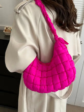 Bubble Texture Ruched Strap Quilted Shoulder Bag Shoulder Bags