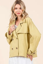 Mittoshop Double Breasted Long Sleeve Trench Coat Jacket Woman Outerwear