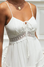 Lace Detail Smocked Midi Cami Dress Casual Dresses