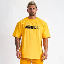 Men's Plus Size Round Neck Half Sleeve T-Shirt Yellow L Mens Tops