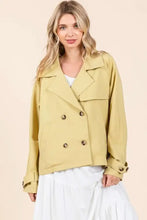 Mittoshop Double Breasted Long Sleeve Trench Coat Jacket Woman Outerwear