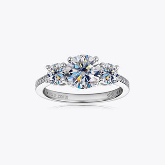 3 Carat Moissanite 925 Sterling Silver Ring Silver Rings