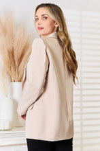 Devine Shawl Collar Long Sleeve Blazer Woman Outerwear