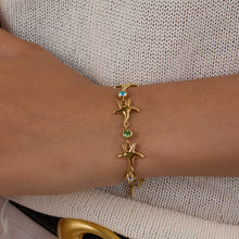 18K Gold-Plated Starfish Chain Bracelet