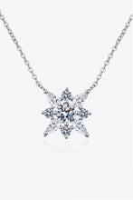Moissanite Rhodium-Plated Necklace Silver One Size Necklaces