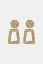 Geometrical Shape Zinc Alloy Dangle Earrings Gold One Size Earrings