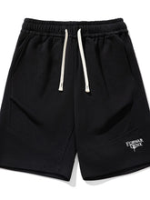 Men's Plus Size Drawstring Shorts with Pockets