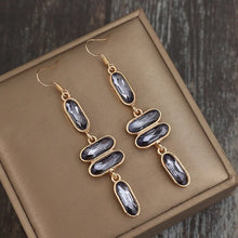 Alloy Colourful Stone Earrings Fashion Jewelry