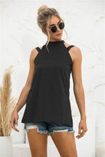 Cutout Mock Neck Tank Tanks & Camis