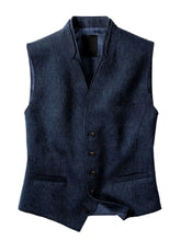 Men's Full Size Button Down Vest Plus Size