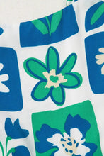 Floral Mixed Pattern Ruffle Flutter Sleeve Buttoned Dress Woman Maxi Dress