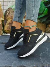 Comfort Breathable Mesh Sneakers Black Woman Sneakers