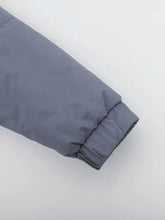 Puffer Long Sleeve Winter Coat with Belt Woman Outerwear