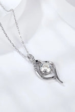 Platinum-Plated 1 Carat Moissanite Pendant Necklace Necklaces