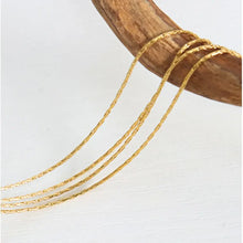 18K Gold-Plated Multi-Layer Clavicle Chain Necklace Necklaces