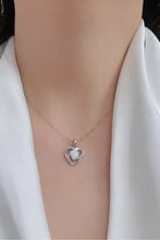 Opal Heart Pendant Necklace Necklaces