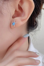 Opal Turtle 925 Sterling Silver Stud Earrings Earrings