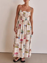 Smocked Square Neck Cami Dress Casual Dresses