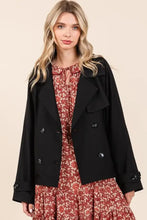 Mittoshop Double Breasted Long Sleeve Trench Coat Jacket Woman Outerwear