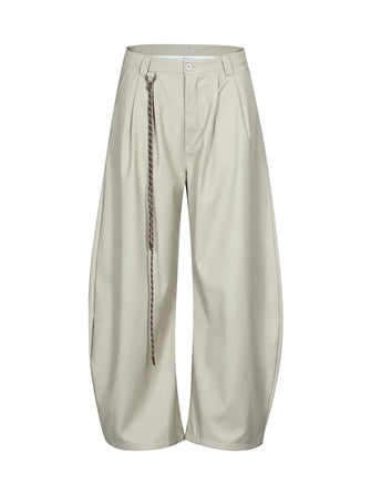 Men's Wide Leg Pants Apricot
