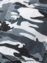 Men's Camo Cargo Pants with Multi Pockets Woman Sweatpants