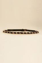 PU Chain Skinny Belt Belts