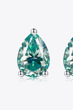 2 Carat Moissanite Teardrop Earrings Earrings