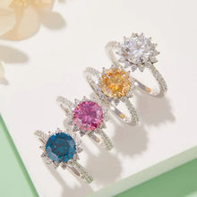 2 Carat Moissanite 925 Sterling Silver Ring Fine Jewelry