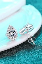 Moissanite Teardrop Stud Earrings Earrings