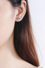925 Sterling Silver 6-Prong 2 Carat Moissanite Stud Earrings Earrings