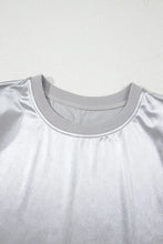 Round Neck Satin Tank Top
