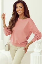 Bow Round Neck Long Sleeve Sweatshirt Woman Sweatshirts