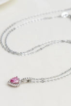 1 Carat Moissanite Heart Pendant Necklace
