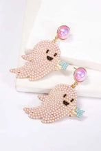 Ghost Shape Synthetic Pearl Dangle Earrings Earrings