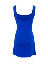 Square Neck Bodycon Mini Tank Dress Woman Casual Dress