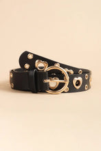 Heart Shape Alloy Detail PU Leather Belt Belts