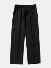 Men's Contrast Straight Sweatpants